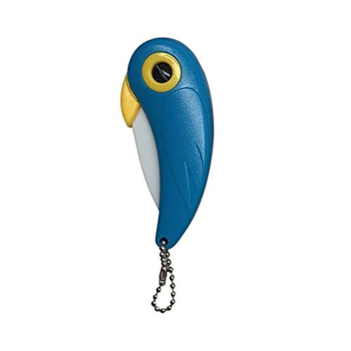 Akemaio Mini keramisches Frucht Messer, Taschen Vogel-geformten Cutter Faltbare Vogel Messer Tragbarer Besteck für Camping von Akemaio