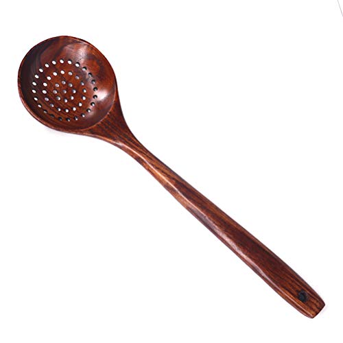 Küche geschlitzt Skimmer Schaumlöffel geschlitzt Ladles Holz Skimmer Holz Schaumlöffel langstieligen Dipping Scoop Kochen Utensil von Akemaio