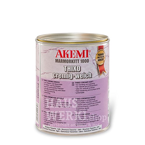 AKEMI Marmorkitt 1000 Thixo mit Steinstruktur, Struktur Travertin-hell AKEMI Marmorkitt 1000 Thixo mit Steinstruktur, Struktur Travertin-hell von Akemi