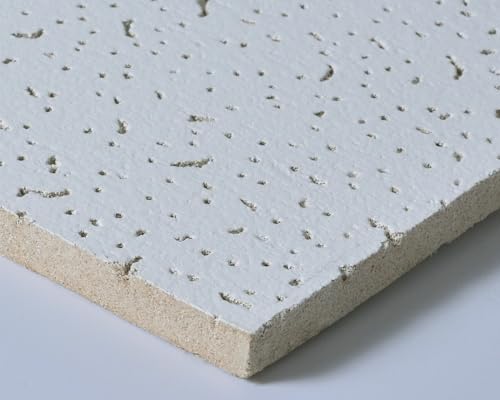 Akifix ITP ST13001.00 Zwischendecke aus Mineralfaser 600 x 600 x 13 CF 6,48 m² Packung mit 18 Stück Linie Star Tone von Akifix
