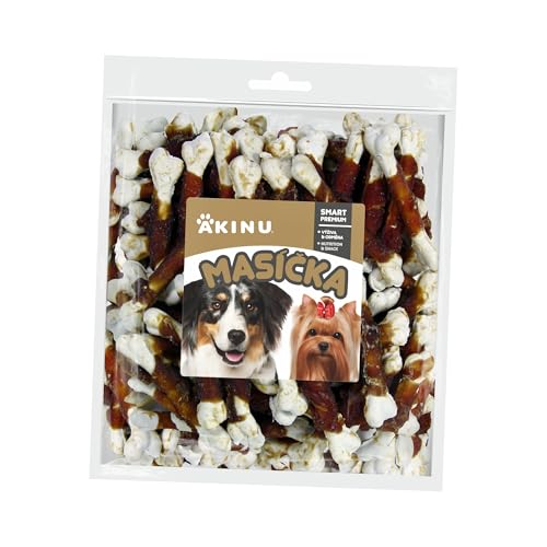 Akinu Hundeleckerli Calciumwürfel mit Entenfleisch – Getreidefreie Hunde Leckerlis – 6er Pack (6 x 300 g) – Unterstützt Starke Knochen & Zähne, Natürliche Belohnung – Dog Treats von Akinu