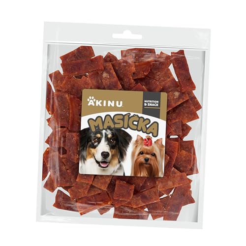 Akinu Hundeleckerli Kaninchenstreifen – Getreidefreie Hunde Leckerlis für Training oder als Snack – 6er Pack (6 x 300 g) – Schonende Rezeptur, Natürliche Belohnung für Sensible Hunde – Dog Treats von Akinu