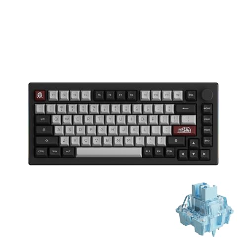 Akko Dracula Castle 5075B Plus Wireless Gaming Tastatur | LED RGB mit PBT-Tastenkappen | 2.4GHz Bluetooth | USB-C kabelgebundene Tastatur | V3 Cream Blue Pro Akko Dracula Castle 5075B Plus Wireless Gaming Tastatur | LED RGB mit PBT-Tastenkappen | 2.4GHz Bluetooth | USB-C kabelgebundene Tastatur | V3 Cream Blue Pro von Akko