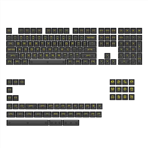 Akko Shine-Through Black Keycap Set v2 - ASA Tastenprofil, US-Layout von Akko