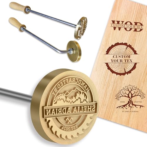 Brennstempel für Holz Eigenes Logo Personalisiertes Metall-Brandeisen für Leder Holz Backen Geschenke für Handgefertigte Designer-Hochzeitsparty–Mehrere Größen optional Brennstempel für Holz Eigenes Logo Personalisiertes Metall-Brandeisen für Leder Holz Backen Geschenke für Handgefertigte Designer-Hochzeitsparty–Mehrere Größen optional von Akmxem