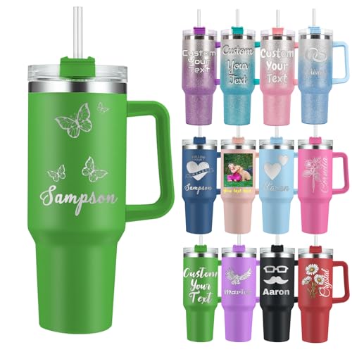 Thermobecher Personalisierter mit Henkel und Strohhalm 1200ml Becher mit Namen, Logo, Geburtsblume und Text Personalisierte Geschenke für Männer und Frauen Vatertagsgeschenk Muttertagsgeschenke Thermobecher Personalisierter mit Henkel und Strohhalm 1200ml Becher mit Namen, Logo, Geburtsblume und Text Personalisierte Geschenke für Männer und Frauen Vatertagsgeschenk Muttertagsgeschenke von Akmxem