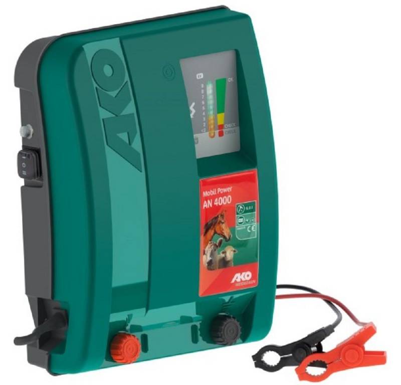 Ako Weidenzaun Kerbl AKO Mobil Power AN4000 12V Weidezaungerät 372554, (1-St) von Ako