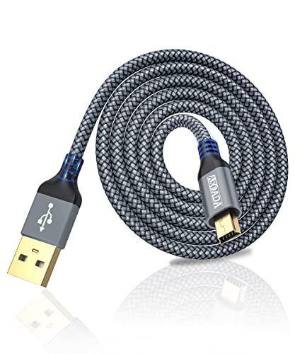 AkoaDa 3m USB MINI 2.0 Ladekabel Datenkabel, USB A-Stecker zu Mini B High Speed Kabel für Ladekabel Datenkabel Handys Smartphones Tablets(1 Stücke，Grau) von AkoaDa