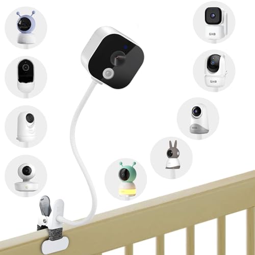 Universal Baby Kamera Halterung für GHB ABM700/ABM720/SM50B/VB807, Monitorhalterung für BOIFUN 6T/Baby 2S/VB805, Ständer für OBVHNUA 900DE/ieGeek 1T/VTech VM901/Owlet 1, Halterung Klemme Zubehör für von Akoemxeeo