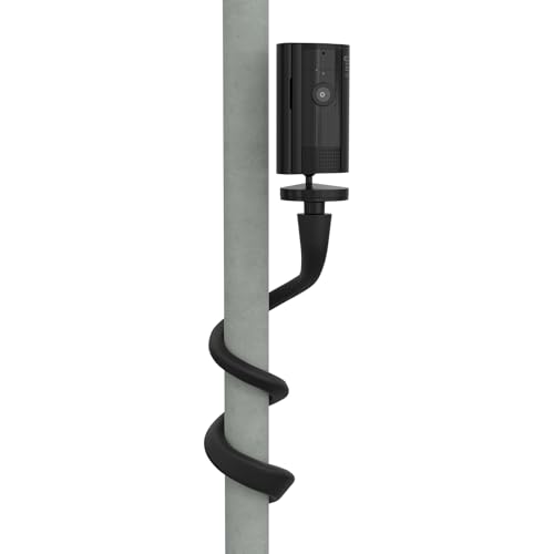 Halterung für Ring Indoor Camera 2nd Gen, Flexible Kamera Halter Wand Halter für Ring Innen Kamera 2, Überwachungskameras Ständer Befestigung für Ring Indoor Cam 2, Monitor Holder Zubehör, Schwarz von Akoemxeeo