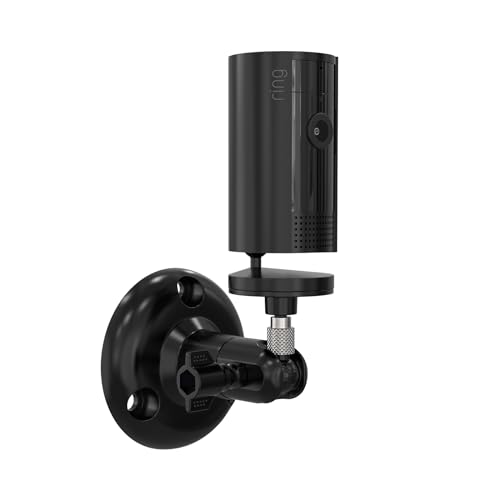 Halterung für Ring Indoor Camera 2nd Gen, Wandhalterung für Ring Innen Kamera 2, Kamera Wand Halter Kamerahalterung für Ring Indoor Cam 2, Überwachungskameras Zubehör für Ring Innenkamera 2nd, Schwarz von Akoemxeeo
