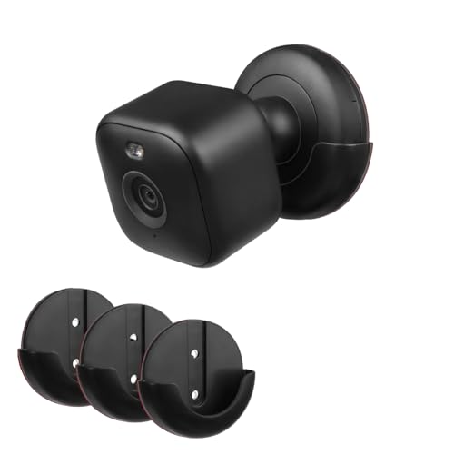 Halterung für die neue Blink Mini 2, 3M Starke Klebehalterung Wandhalterung für Blink Mini 2, Starkes & Stabiles Wandhalter Halterungen Zubehör für Blink Mini 2, Kein Bohren, Schwarz, 3 Stück von Akoemxeeo