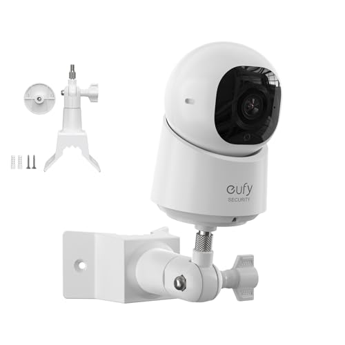 Kamera Eckhalterung für eufy Security Indoor Cam C210 & C220, Verstellbare Halterung Wandhalter für eufy Indoor Cam C220/C210, Ständer Wall Mounting Bracket Zubehör für eufy Innen Cam C210 & C220 von Akoemxeeo