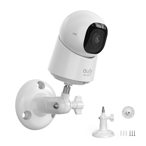 Kamera Halterung für eufy Security Indoor Cam C210, Verstellbare Wandhalter für eufy Indoor Cam C220, Ständer Wall Mounting Bracket Zubehör für eufy Innen Cam C210 & C220 von Akoemxeeo