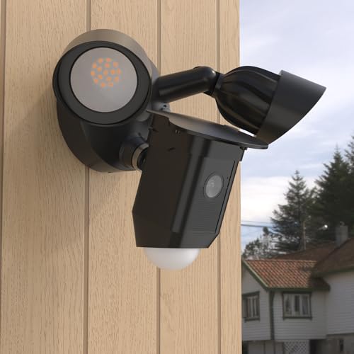 Kamera Regenschutz für Ring Flutlichtkamera Plus Kabel, aussen Überwachungskamera Abedeckung Abdecke Sonnenschutz Zubehör für Ring Floodlight Cam Wired Plus, Schützt die Kamera vor Regen & UV-Strahlen von Akoemxeeo