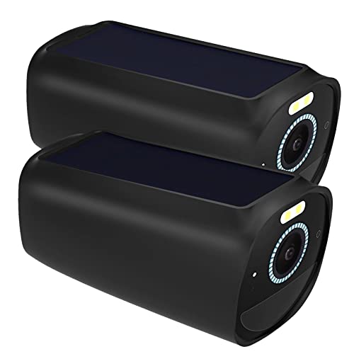 Silikone Schutzhülle für EufyCam 3, 2 Stück Wetterfeste Soft & Durable Silikonhülle für Eufy Camera, Wasserdicht Silicone Case Hülle für Eufy Security eufyCam 3 Kamera von Akoemxeeo