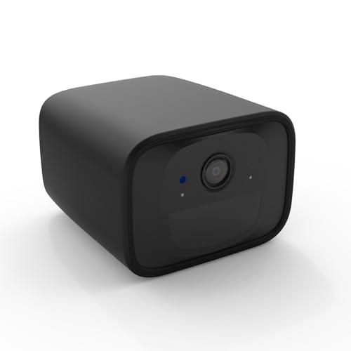 Silikone Schutzhülle für eufy Security SoloCam C210, Wetterfeste Soft & Durable Silikonhülle für eufy SoloCam C210, Wasserdicht Silicone Cover Case Hülle für Eufy SoloCam C210, Schwarz, 2 Stück von Akoemxeeo