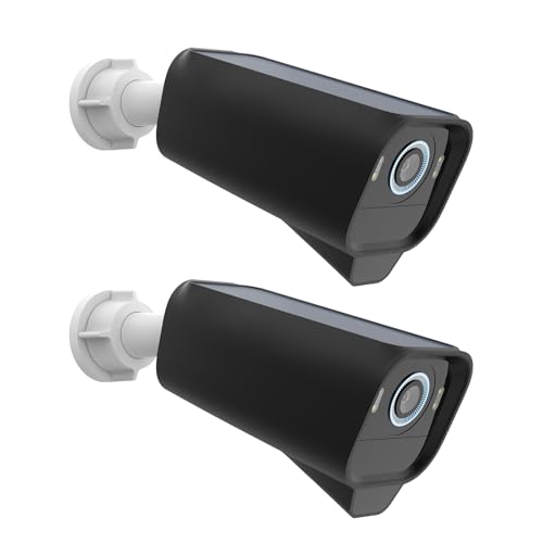 Silikone Schutzhülle für eufycam S3 Pro, Wetterfeste Soft & Durable Silikonhülle für eufycam S3 Pro, Silicone Case Hülle Zubehör für eufycam S3 Pro, Schützt die Kamera vor Regen & UV-Strahlen, 2 Stück von Akoemxeeo