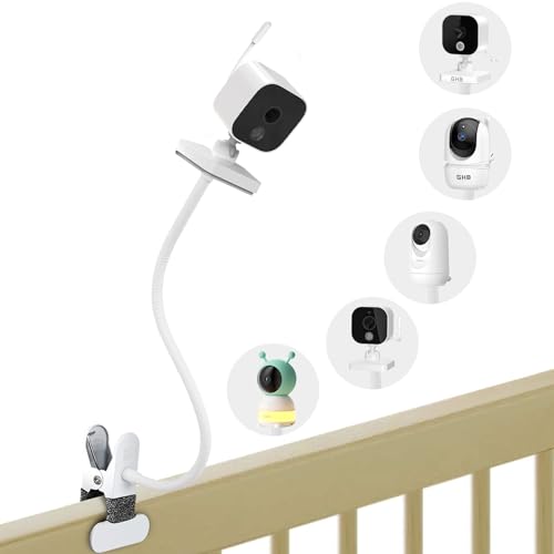 Universal Halterung für GHB Babyphone ABM700/SM50B, Baby Kamera Halter für momcozy Video Baby Monitor BM01, Klemmerhalter Babyfon Zubehör Holder Ständer für OBVHNUA/BOIFUN Baby 6T/HelloBaby HB66 pro von Akoemxeeo
