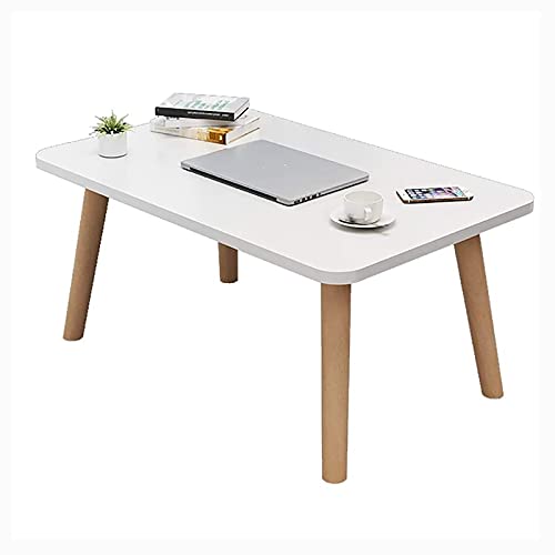 AkosOL Computertisch, nordischer Tatami-Couchtisch/Esstisch/Erkerfenstertisch/niedriger Tisch/Massivholztisch, für Zuhause, Studiotisch von AkosOL