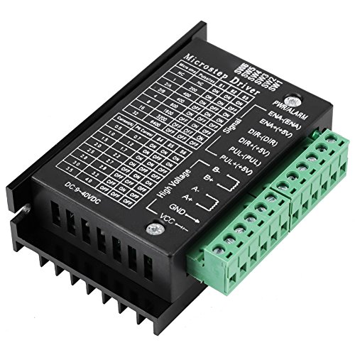 1/32 stepper driver + Schrittmotor-Treiber, 3.7 * 2.7 * 1inch Schrittmotortreiber TB6600 DC 9-40VDC Schrittregler-Modulplatine 32 Mikroschritt 1/32 stepper driver + Schrittmotor-Treiber, 3.7 * 2.7 * 1inch Schrittmotortreiber TB6600 DC 9-40VDC Schrittregler-Modulplatine 32 Mikroschritt von Akozon