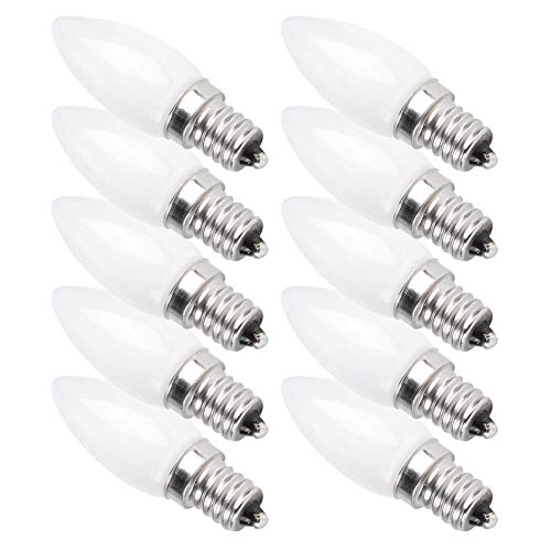 10 Stück Mini E12 LED Kandelaber Glühbirnen 1,5 W AC 230 V für Home Car Cabinet Hotel Lighting von Akozon