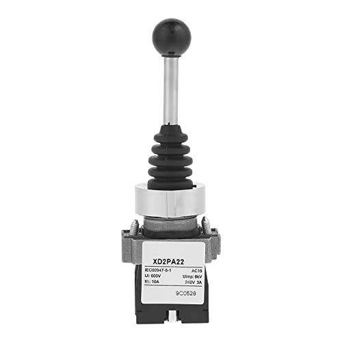 Akozon 2-Wege Joystick-Schalter, 2-Positionen, Automatik-Rückstellung, IP55, 1 Stk von Akozon