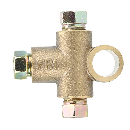 3 Wege T Form Bremsentee mit 3 Außenmuttern kurzes Verbindungsstück M10 3/16 Zoll Rohr 10 mm 3 Wege T Form Bremsentee mit 3 Außenmuttern kurzes Verbindungsstück M10 3/16 Zoll Rohr 10 mm von Akozon