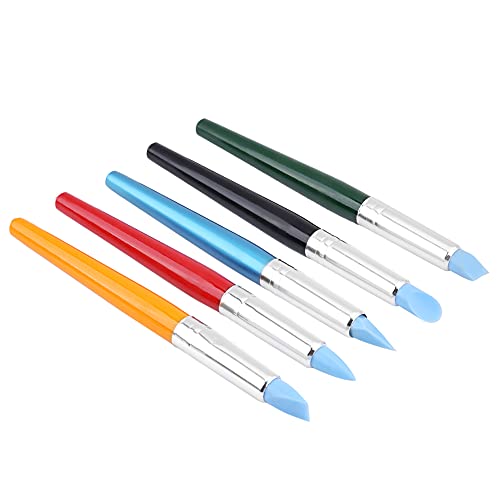 5pcs/Set Silicon Soft, Kunst & Handwerk 5pcs Set Kopfton -Skulptur -Werkzeuge P Töpferform y Mouldin G Forming Paintin Craft Tool Medium Stift (L) von Akozon