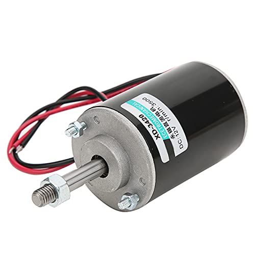 AUTO Moteur à courant continu, moteur à courant continu à grande vitesse d'aimant permanent de CW/CCW pour 12/24V 30W pour le générateur DIY(12V,3000RPM) permanent magnet dc motor reversible von Akozon