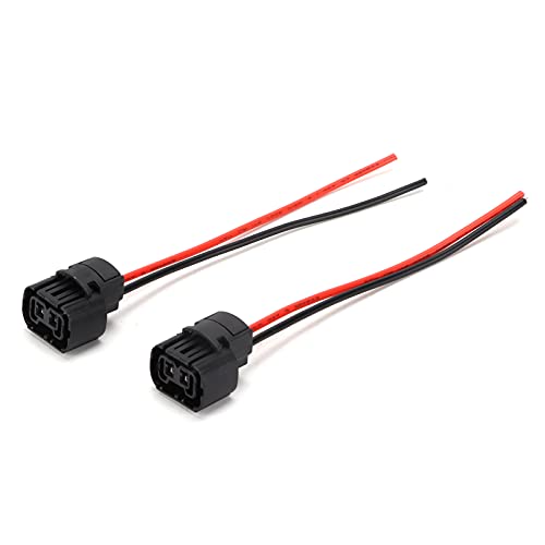 Akozon 1 Paar Kabelbaum Weiblicher Adapter Buchsenstecker H16 Kabelbaum Scheinwerfer-Buchse Nebelscheinwerfer Verlängerung Kabelbaum Stecker Buchse Adapter für 5202 5201 2504 H16 9009 PS24W von Akozon