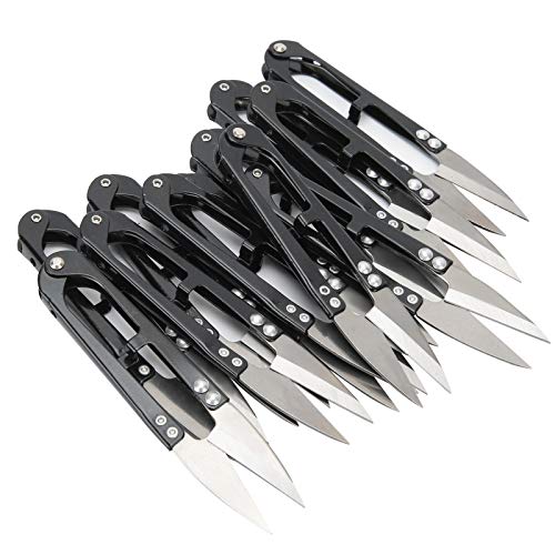Akozon 12 -pcs Hohe Kohlenstoffstahl -Federgarnschere U förmige Kreuzstich Fadenschnitzel für DIY Projekte Akozon 12 -pcs Hohe Kohlenstoffstahl -Federgarnschere U förmige Kreuzstich Fadenschnitzel für DIY Projekte von Akozon