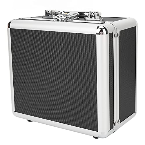Akozon 2,5-Zoll-Festplatten-Aufbewahrungsbox, 20 Schächte, Doppelter Schutz, Praktischer Griff, Festplattengehäuse mit Sicherheitsschloss für Zuhause, Büro, Festplatten-Aufbewahrungsbox von Akozon