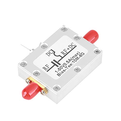 Akozon 2.76 x 1.30in Bias T-Stück 10MHz-6GHz Breitband-Hochfrequenz-Mikrowellen-Koaxial-Vorspannung 1 Stück 10MHz-6GHz von Akozon