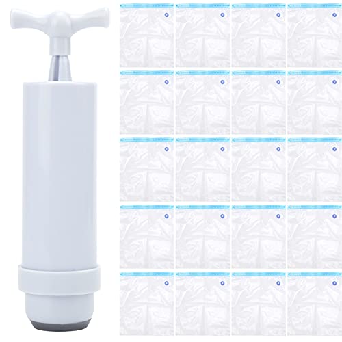 Akozon 20 PCs Vakuumdichtbeutel für Filamenttrocknerfeuchtigkeitsbeständige PLA -3D -Druckerteile mit Luftpumpextraktor von Akozon