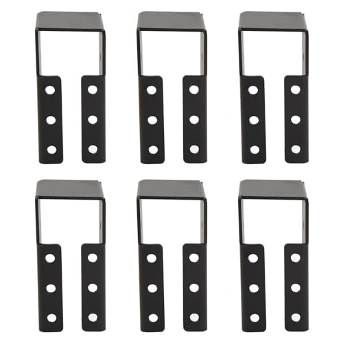 Akozon 24 Stcs Versteckte Balkenstärkestock -Stahlpulver -Pulverhalterung für 2x4in Holz Ideal für Handläufe, Decks und Mehr von Akozon