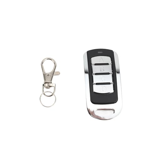 Akozon 250 Bis 913 MHz Vollbandkopie Fernbedienung ABCD 4 Tasten Hochstabilität Garagentor Wireless Fernbedienung Opener für die Sicherheit zu Hause (1PCS) von Akozon