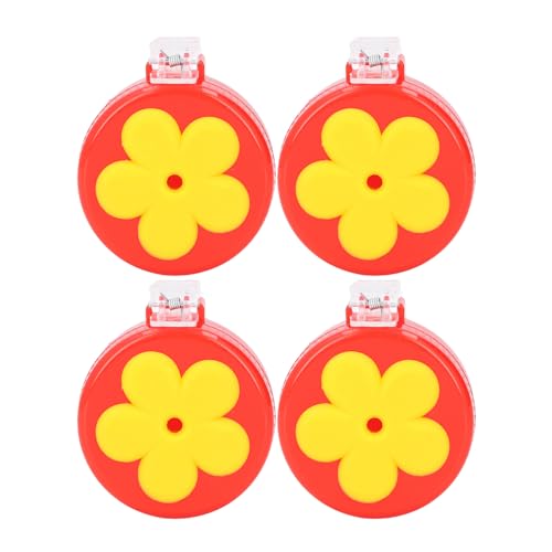 Akozon 4 Pack Clamp/Holder Feeder Handheld Flower Design mit Pinsel, für Fenster Im Freien Im Freien von Akozon