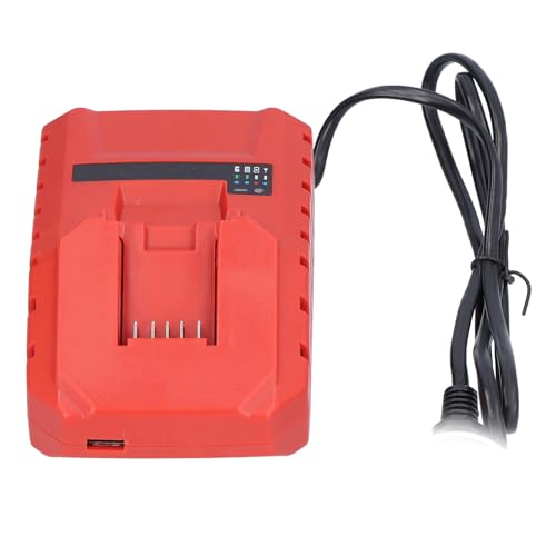 Akozon Akkuladegerät, Akku Ladegerät Cargador de batería Ladestation Schnellladegerät Batterieladegerät Ersatz-Elektrowerkzeug-Zubehör für Hilti 12V C4/12-50 100-240V von Akozon