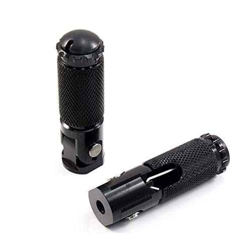 Akozon CNC Universal Motorrad Rennrad Klappfußrasten Fußstützen 8mm Installieren Sie den Hinteren Satz (aspictureshwon) von Akozon