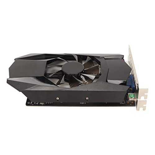 Akozon HD7670 Gaming-Grafikkarte, 4 GB GDDR5 128 Bi 1000 MHz Radeon HD-Kartenfrequenz, Unterstützt IREC X 11 PCI Express X16 2.1-Karte für PC, 4 GB, Erweiterte Kühlung für von Akozon