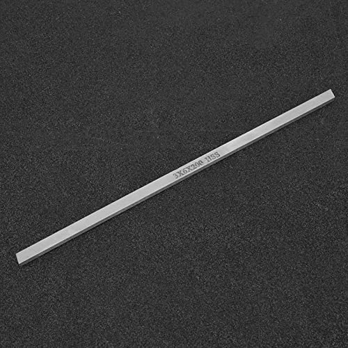 Akozon HSS Hochgeschwindigkeits -Stahldrehwerkzeug - Präzisionsquadratischer Weißer Stahlstangenstreifen für Metallbearbeitung und Handwerk (3 * 6 * 200 mm) von Akozon