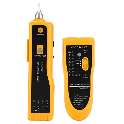 Akozon Handheld Rapid LAN Netzwerkkabel Tester Linie Finder Draht Tracker Diagnose Ton-Tool von Akozon