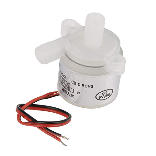 Akozon Micro Pumpe 12 V DC 6 Watt Lebensmittelqualität Brushless Wasserpumpe Weiß Mini 1 Stücke von Akozon