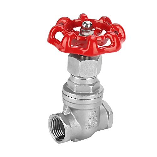 Akozon Muffen Absperrschieber Sanitaer Muffenschieber Absperrventil DN15 Edelstahl Innengewinde Wasser Absperrschieber BSPP G1/2 Drehschieber mit Metallhandrad für Wasser Öl Gas Akozon Muffen Absperrschieber Sanitaer Muffenschieber Absperrventil DN15 Edelstahl Innengewinde Wasser Absperrschieber BSPP G1/2 Drehschieber mit Metallhandrad für Wasser Öl Gas von Akozon