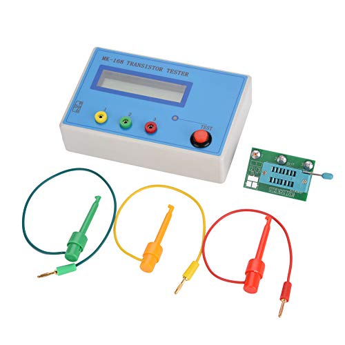 Akozon Multi-funktionale Transistor Tester, MK-168 Transistor Tester Diode Triode Kapazität Widerstand ESR RLC LCR NPN PNP MOS Meter, automatische Checker Detektor von Akozon