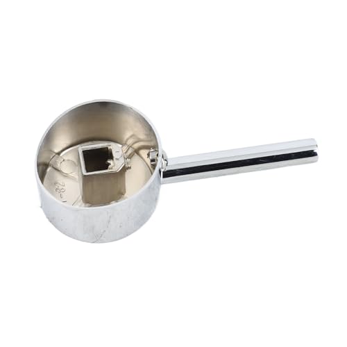 Akozon Premium 45 Mm Ventilkern, Zinklegierung, Wasserhahn-Hebelgriff für Badezimmer-Waschtisch-Wasserhahn – Ergonomisches Design, Einfache Installation, Verchromt von Akozon