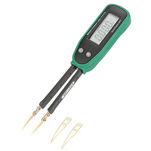 Akozon SMD Tester, 3000 zählt Smart Digital SMD Hand Widerstand Kapazität Tester Resistor/Capacitor/Diode Messgerät LCR Meter/ESR Meter/Digital Multimeter Auto Scan 2 Pin mit Ersatz Test Pins von Akozon