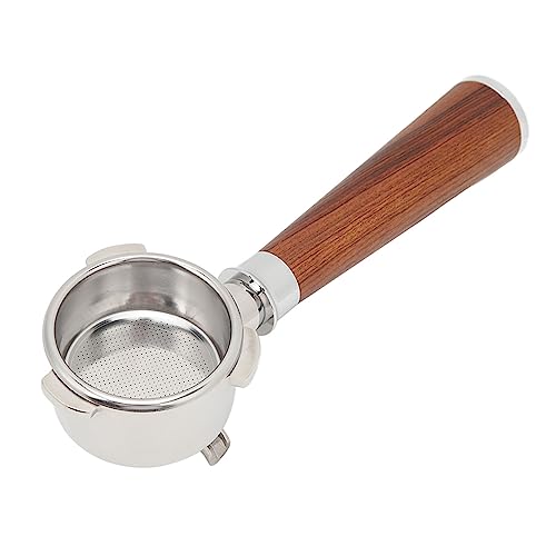 Akozon Siebträger mit Doppeltem Auslauf, 54 Mm Griff aus Edelstahl, DREI Ohren, Langlebige Ohrendüse für 870 880 Rosewood, Austauschbare Kaffeemaschinenaufsätze, Heimbüro Akozon Siebträger mit Doppeltem Auslauf, 54 Mm Griff aus Edelstahl, DREI Ohren, Langlebige Ohrendüse für 870 880 Rosewood, Austauschbare Kaffeemaschinenaufsätze, Heimbüro von Akozon