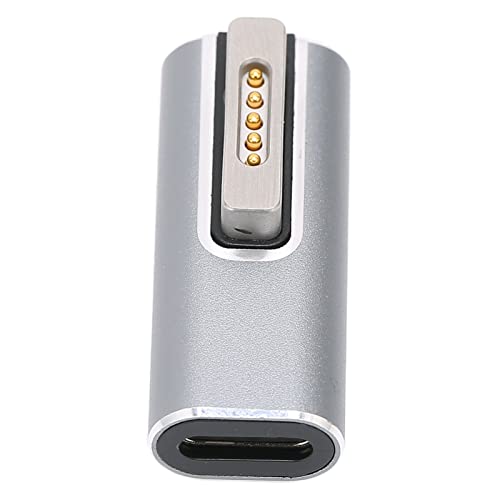 Akozon T-Spitzen Adapter, Typ C auf Magnet Adapter T-Spitze Saug Schnitts Telle USB für OS X Laptop(USB) 5A PD Schnell Ladung von Akozon